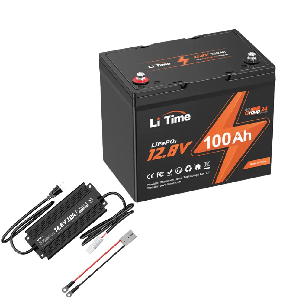 Kompakte LiTime 12V 100Ah Group24 LiFePO4-Batterie – Perfekt für MiniCamper, Angeln & platzsparende Installation - Image 13