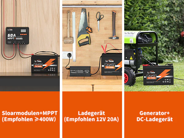 LiTime LiFePO4 12V 100Ah Tiefentladung Lithium Batterie - Image 7