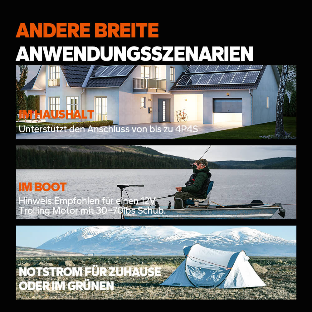 12V 100Ah H190 Deep Cycle LiFePO4 Batterie Mit Bluetooth - Wohnmobil Untersitz DIN H8 L5 Group 49, ECE R10 zertifiziert! - Image 11