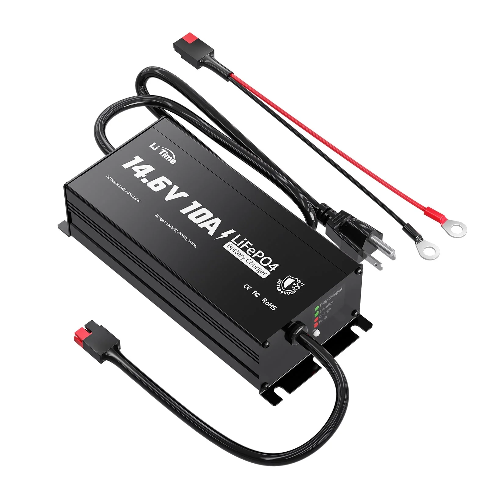LiTime 14.6V 10A Lithium Batterieladegerät für 12V LiFePO4 Lithium Batterie - Image 10