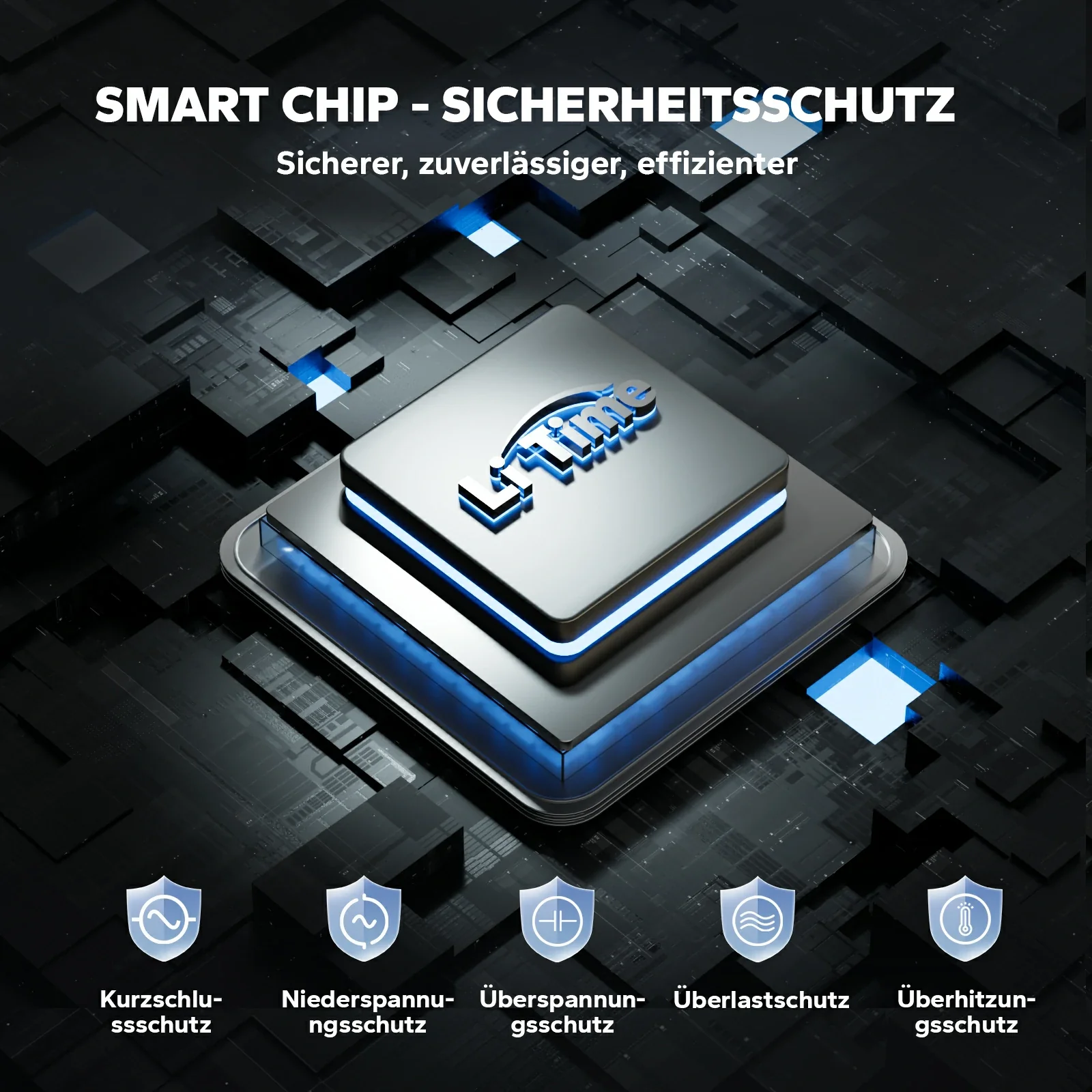 LiTime 2000W Reiner Sinsuswellen Wechselrichter 12VDC zu 230VAC Konverter - Image 7