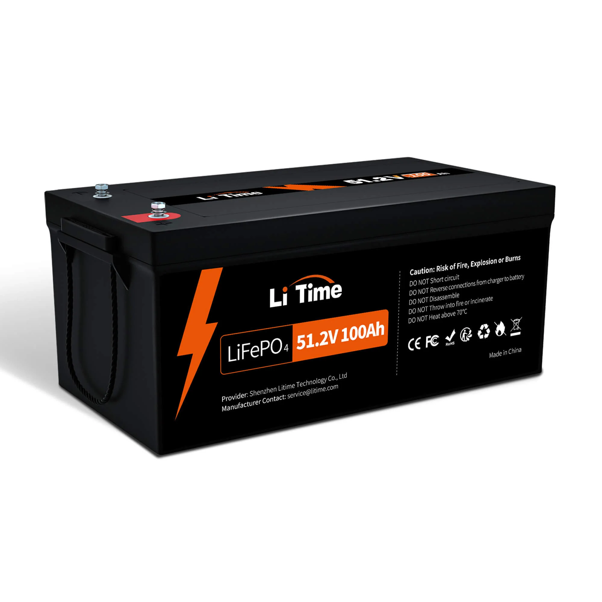 LiTime 51,2V 100Ah Deep Cycle LiFePO4 Lithium Batterie - Image 8